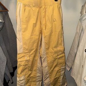 Obey Yellow and Cream Cargo Pants